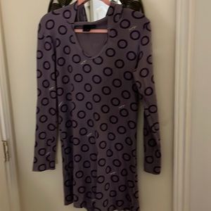 Hurley hoodie dress size large purple